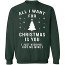 All I Want For Christmas Is You T-Shirt CustomCat