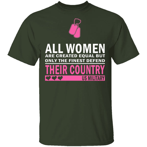 All Women are Created Equal T-Shirt CustomCat