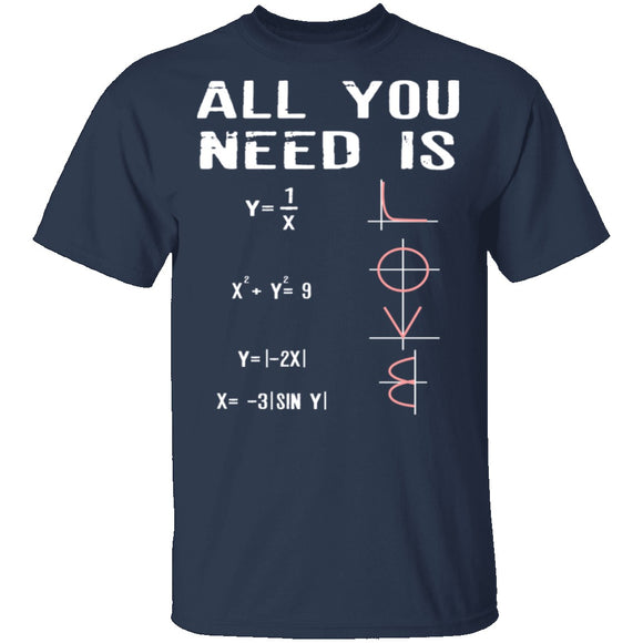 All You Need Is Love T-Shirt CustomCat