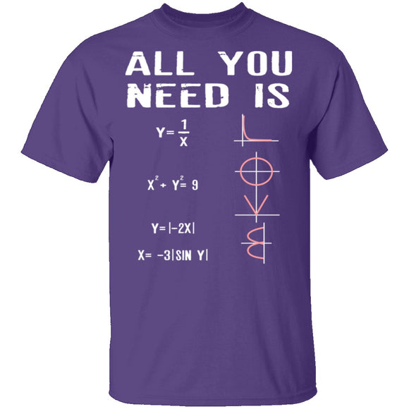 All You Need Is Love T-Shirt CustomCat