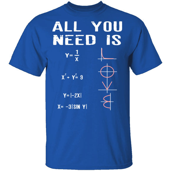 All You Need Is Love T-Shirt CustomCat