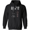 All You Need Is Love T-Shirt CustomCat