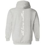 All lives matter Hoodie 8 oz. CustomCat