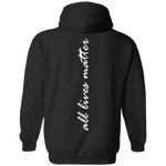 All lives matter Hoodie 8 oz. CustomCat