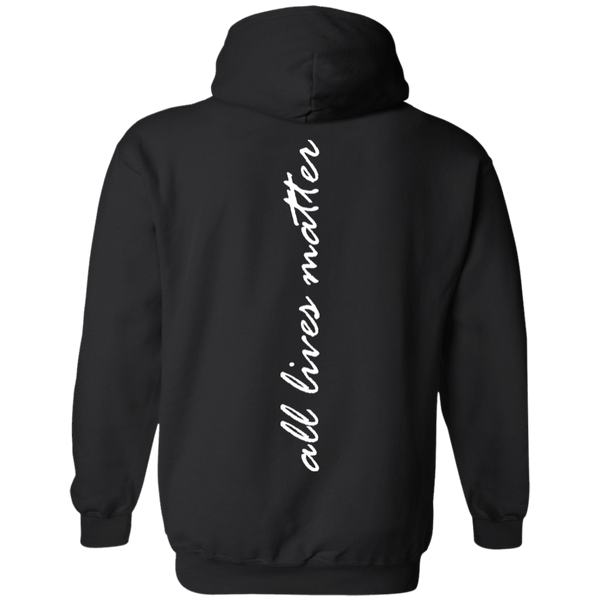 All lives matter Hoodie 8 oz. CustomCat