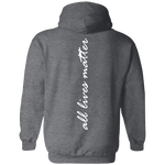 All lives matter Hoodie 8 oz. CustomCat