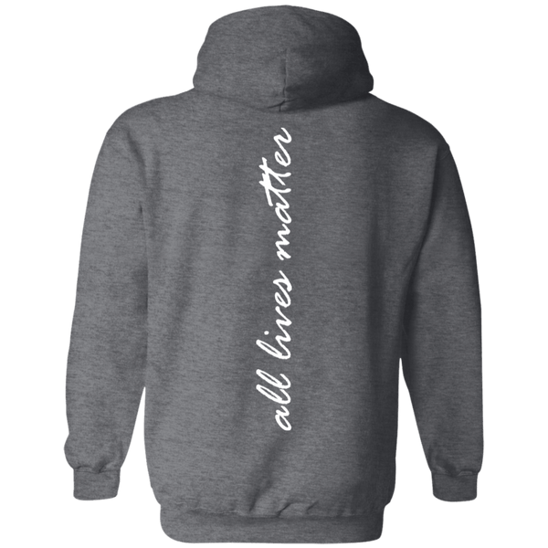 All lives matter Hoodie 8 oz. CustomCat