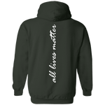 All lives matter Hoodie 8 oz. CustomCat