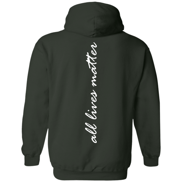 All lives matter Hoodie 8 oz. CustomCat