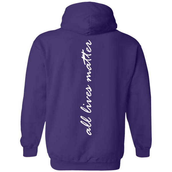 All lives matter Hoodie 8 oz. CustomCat