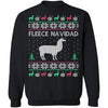 Alpaca Fleece Navidad Ugly Christmas Sweater CustomCat
