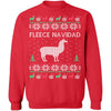 Alpaca Fleece Navidad Ugly Christmas Sweater CustomCat