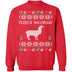 Alpaca Fleece Navidad Ugly Christmas Sweater CustomCat