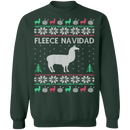 Alpaca Fleece Navidad Ugly Christmas Sweater CustomCat