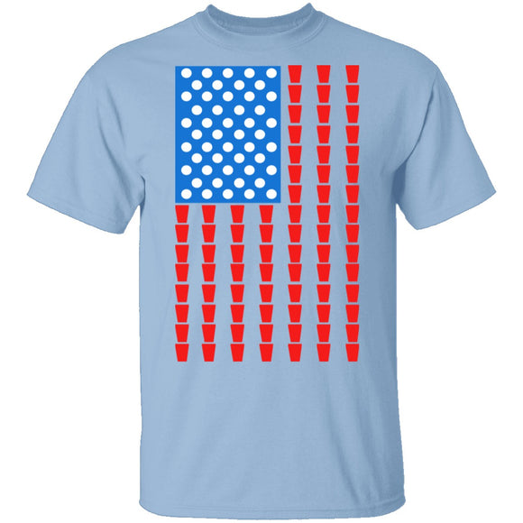 American Beer Pong T-Shirt CustomCat