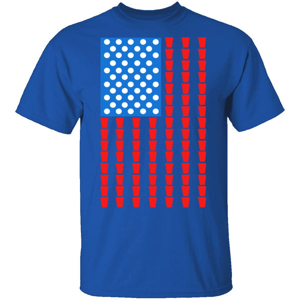 American Beer Pong T-Shirt CustomCat