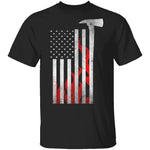 American Firefighter T-Shirt CustomCat
