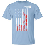 American Firefighter T-Shirt CustomCat