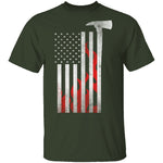 American Firefighter T-Shirt CustomCat