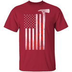 American Firefighter T-Shirt CustomCat