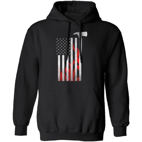 American Firefighter T-Shirt CustomCat