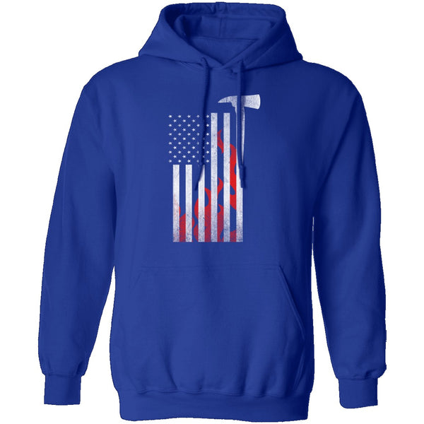 American Firefighter T-Shirt CustomCat