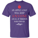 An Apple A Day T-Shirt CustomCat