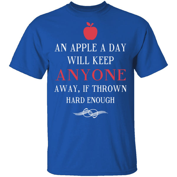 An Apple A Day T-Shirt CustomCat