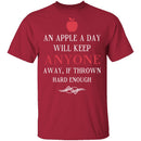 An Apple A Day T-Shirt CustomCat