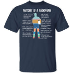 Anatomy Of A Bookworm T-Shirt CustomCat