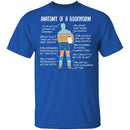 Anatomy Of A Bookworm T-Shirt CustomCat