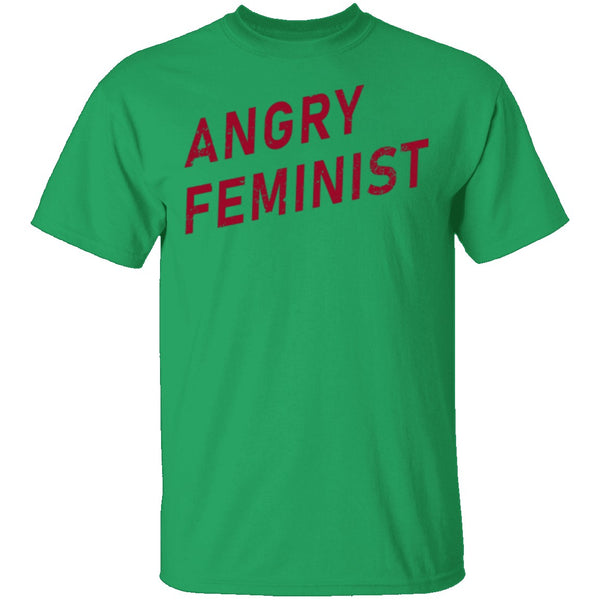 Angry Feminist T-Shirt CustomCat