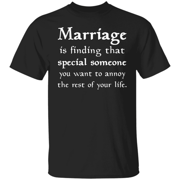 Annoying Marriage T-Shirt CustomCat