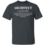 Architect Definition T-Shirt CustomCat