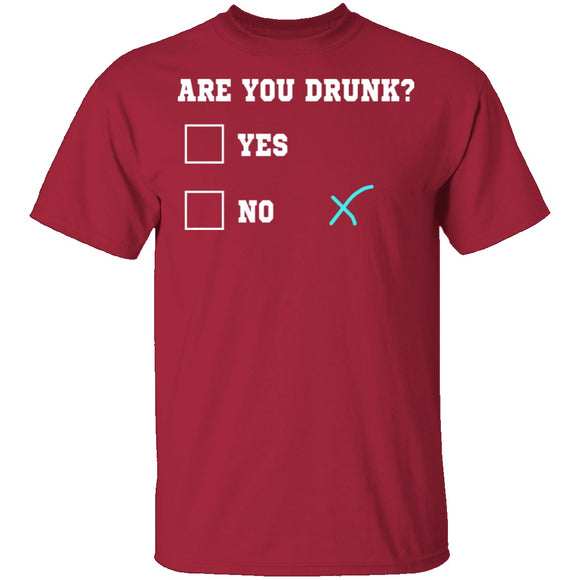 Are You Drunk T-Shirt CustomCat