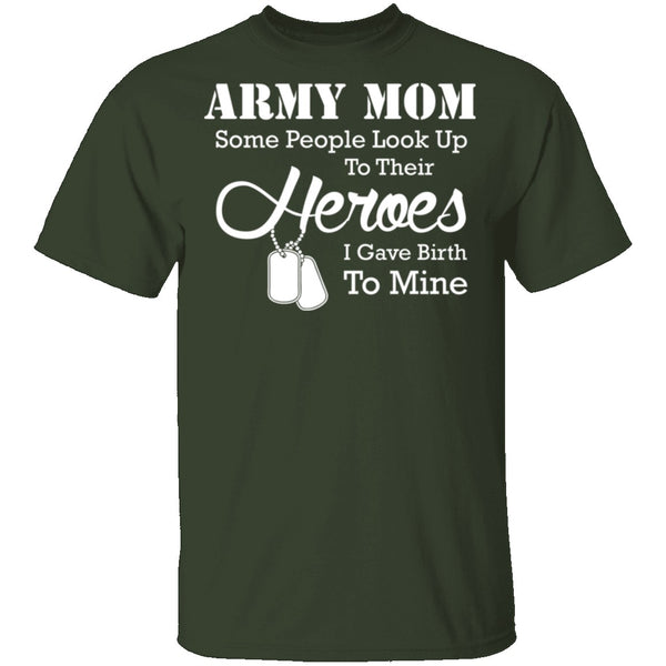 Army Mom T-Shirt CustomCat