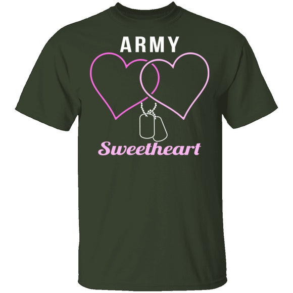 Army Sweetheart T-Shirt CustomCat