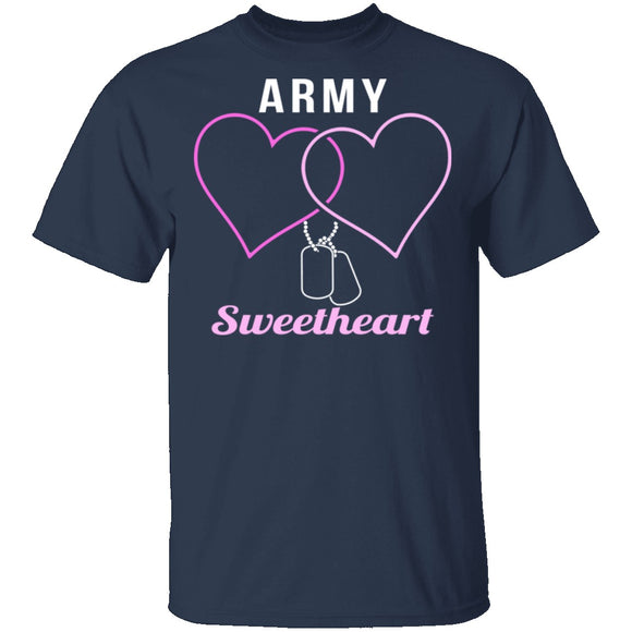 Army Sweetheart T-Shirt CustomCat