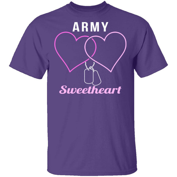 Army Sweetheart T-Shirt CustomCat