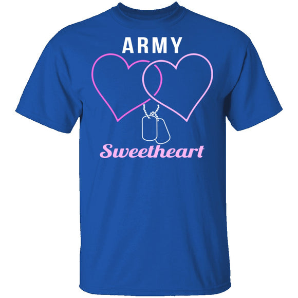 Army Sweetheart T-Shirt CustomCat