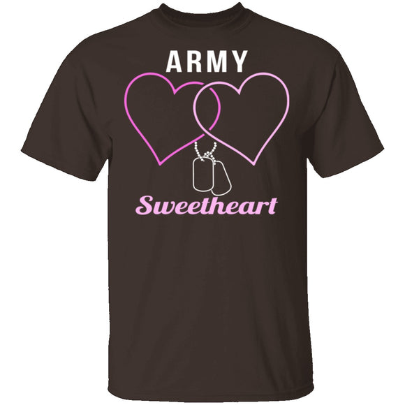 Army Sweetheart T-Shirt CustomCat