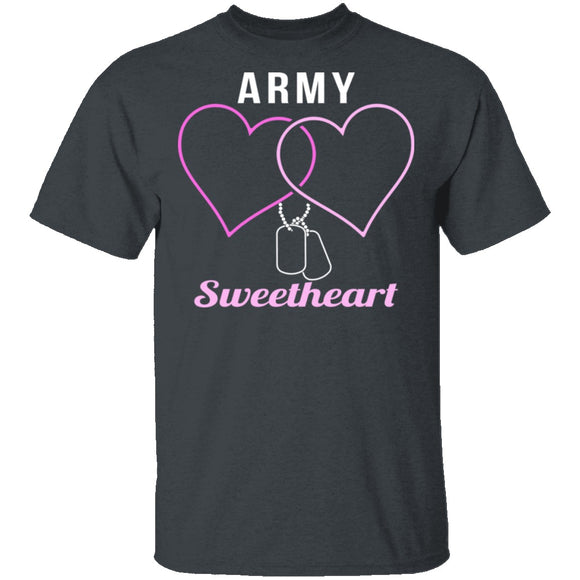 Army Sweetheart T-Shirt CustomCat