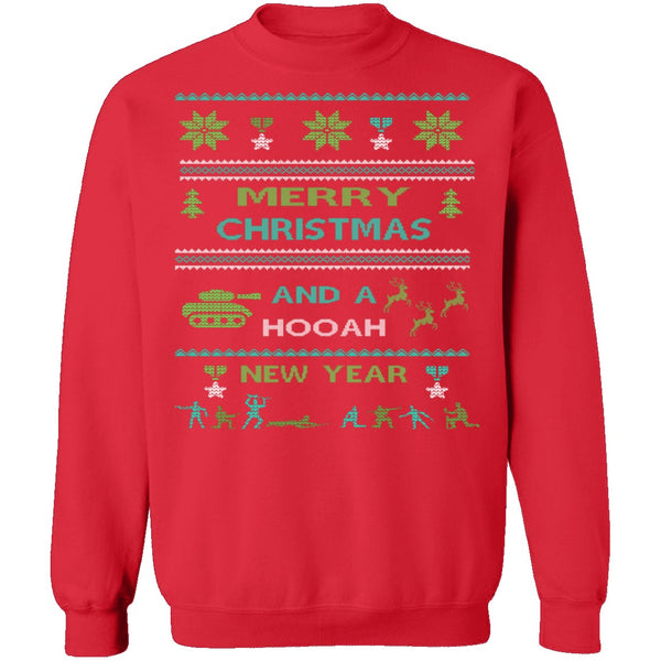 Army Ugly Christmas Sweater CustomCat