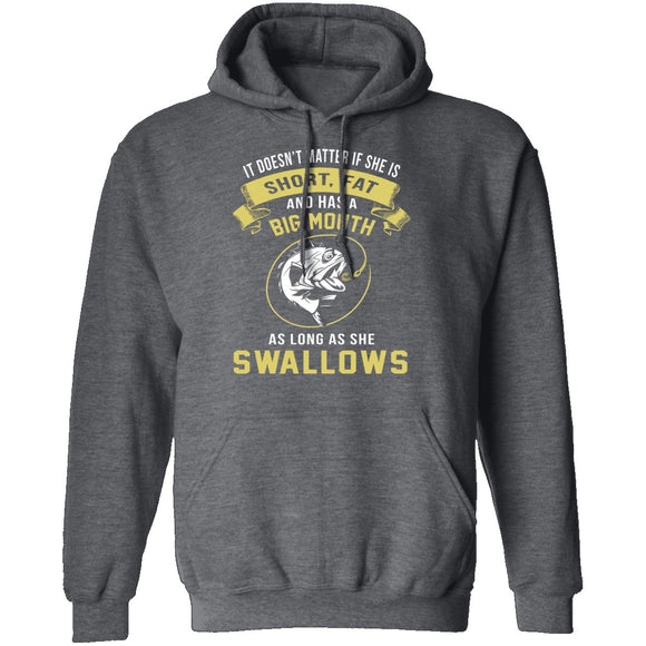 As Long As She Swallows T-Shirt CustomCat