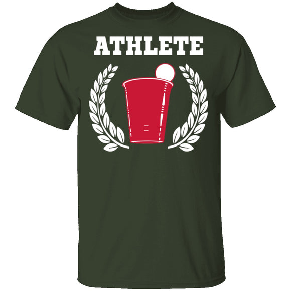 Athlete Beer Pong T-Shirt CustomCat