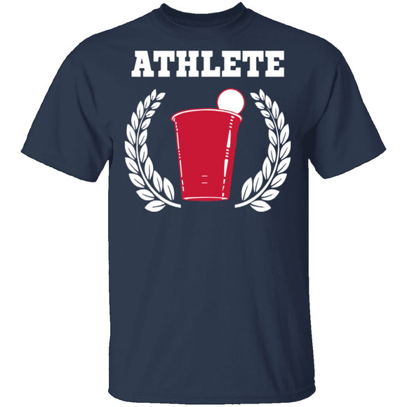 Athlete Beer Pong T-Shirt CustomCat