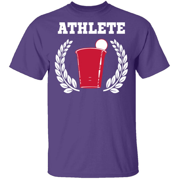Athlete Beer Pong T-Shirt CustomCat