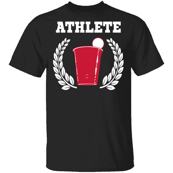 Athlete Beer Pong T-Shirt CustomCat