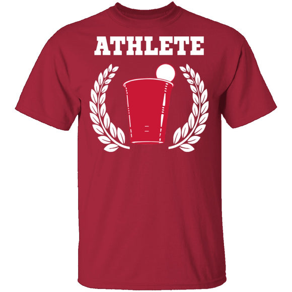 Athlete Beer Pong T-Shirt CustomCat