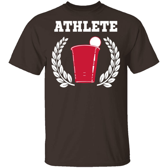 Athlete Beer Pong T-Shirt CustomCat